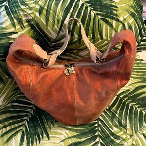 DJP Vintage Leather Hobo Bag